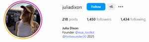 Julia's IG Meta Taken May 10th, 2025. 